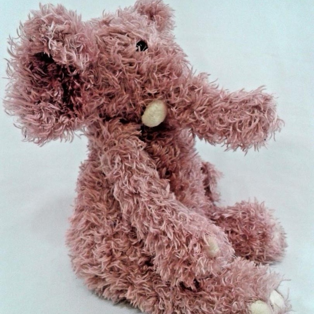 Jellycat VERY RARE Junglie Bunglie Rose Elephant 16” - Picture 6 of 6